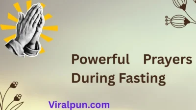 Powerful Prayers During Fasting