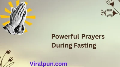 Powerful Prayers During Fasting