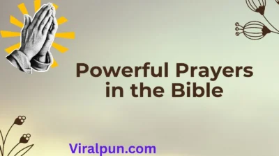 Powerful Prayers in the Bible