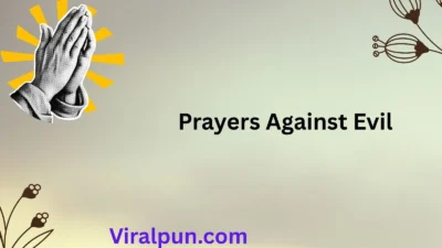Prayers Against Evil