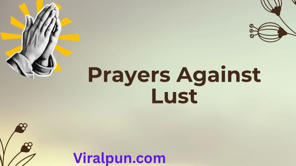 Prayers Against Lust
