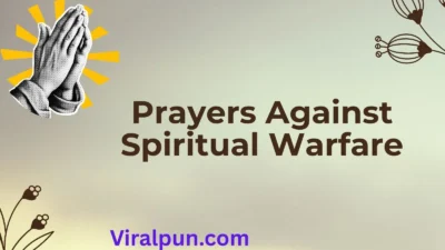 Prayers Against Spiritual Warfare