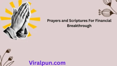 Prayers and scriptures for financial breakthrough