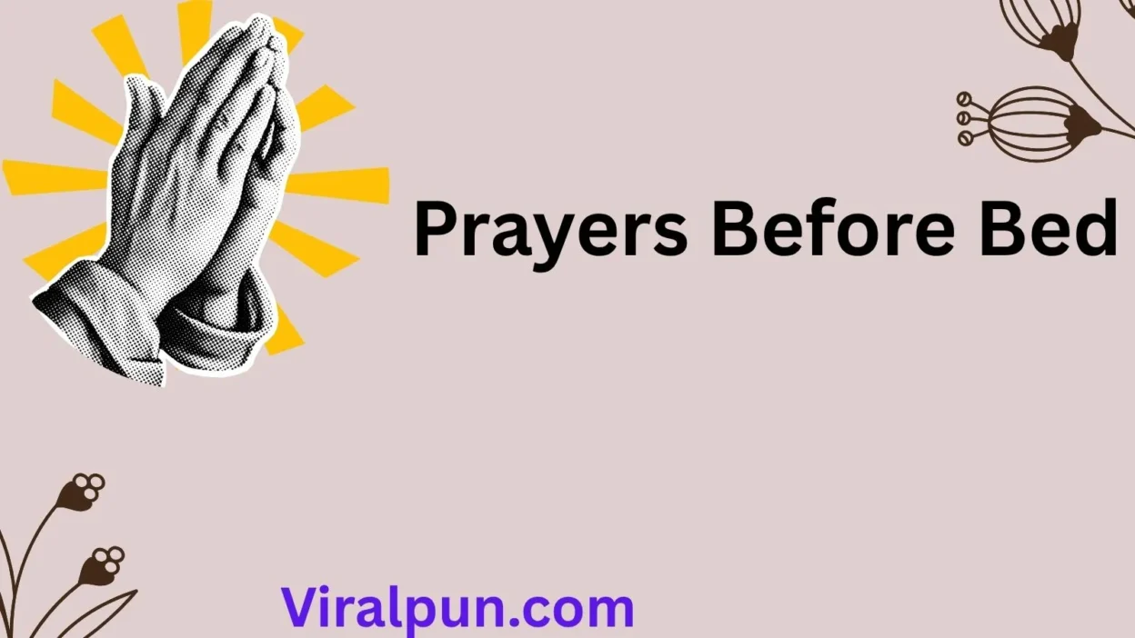 prayers before bed
