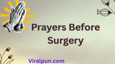 Prayers Before Surgery