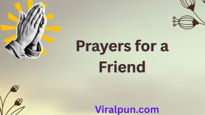 Prayers for a Friend