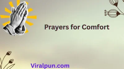 Prayers for Comfort