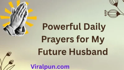 Prayers for Future Husband