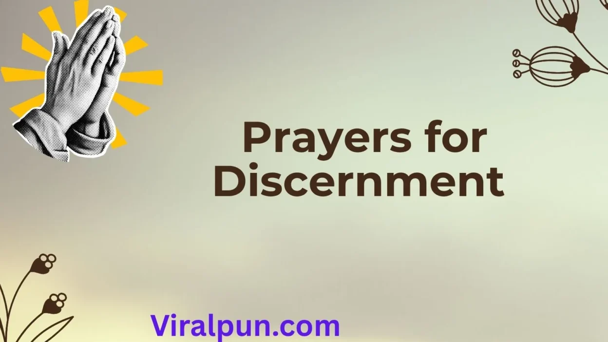 Prayers for Discernment
