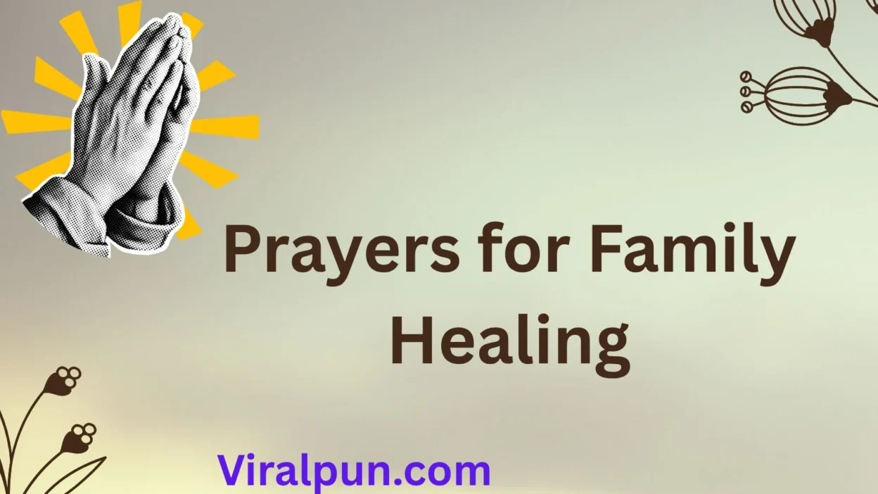 Prayers for Family Healing