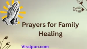 Prayers for Family Healing