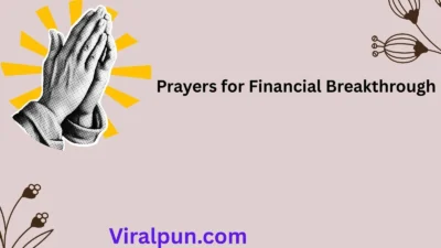 Prayers for financial breakthrough