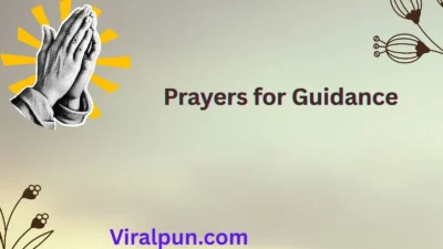 Prayers for Guidance