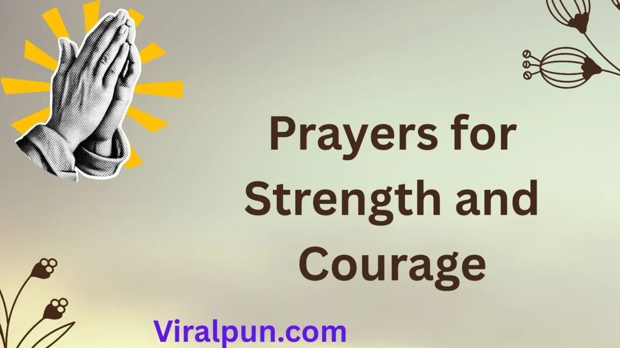 Prayers for Strength and Courage