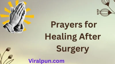 🙏 Prayers for Healing After Surgery