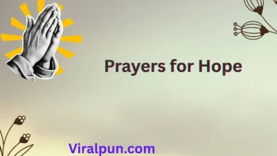 Prayers for Hope