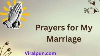 Prayers for My Marriage