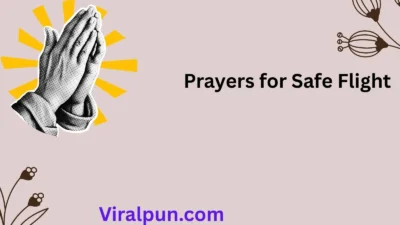 Prayers for Safe Flight