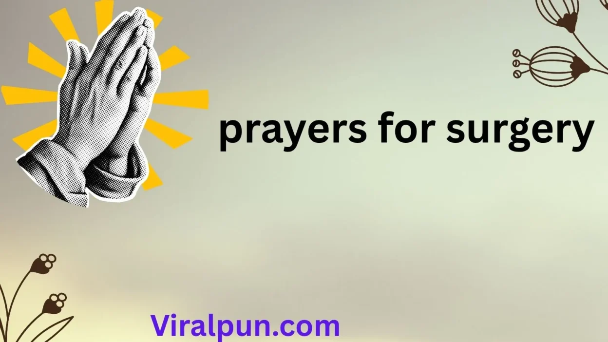 prayers for surgery