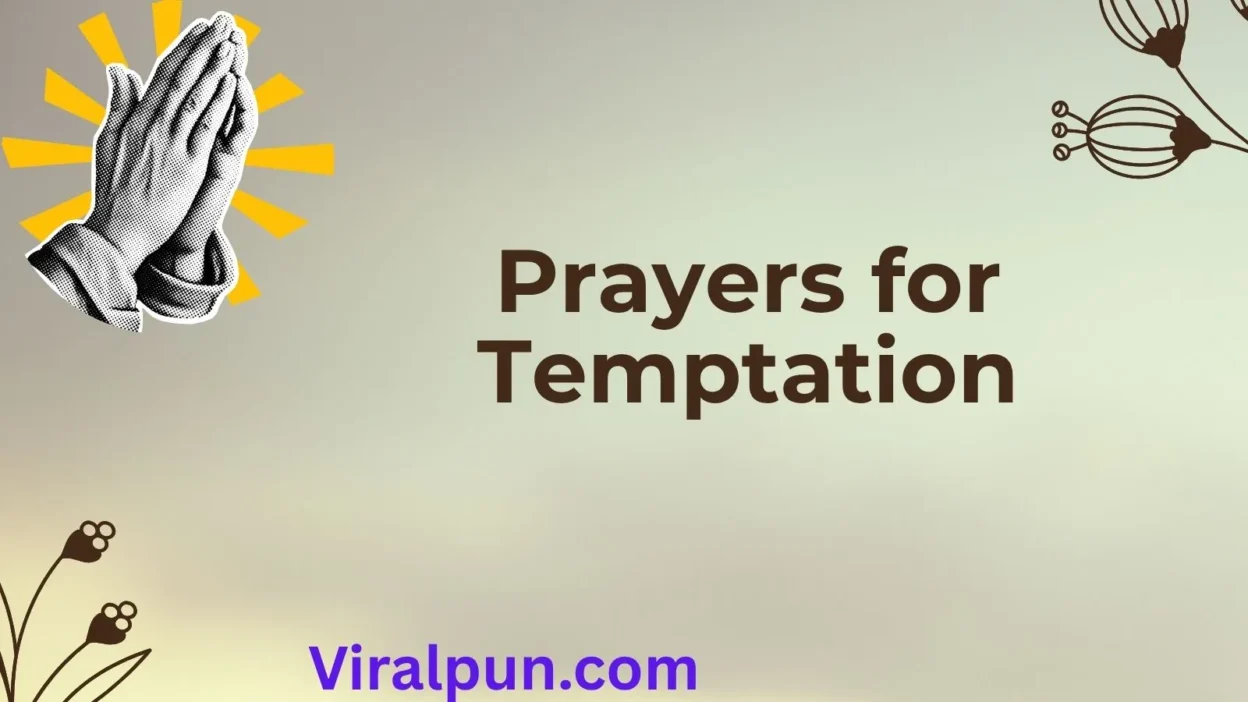Prayers for Temptation