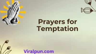 Prayers for Temptation