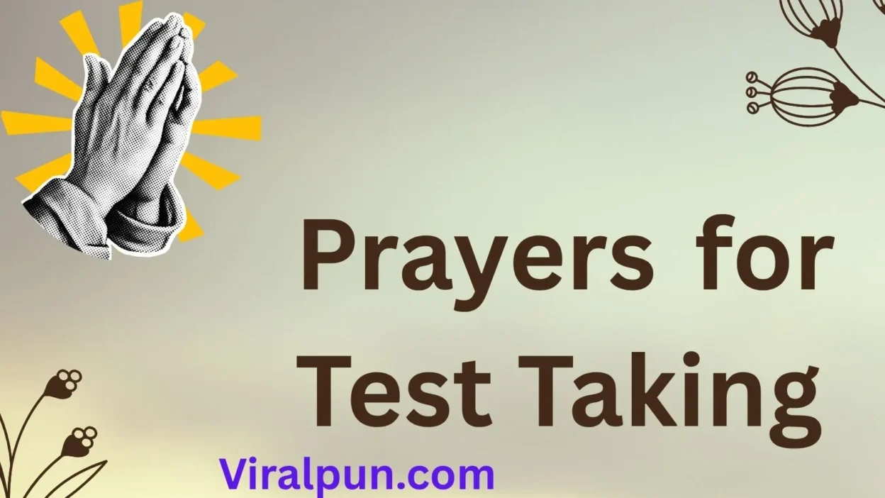 Prayers for Test Taking