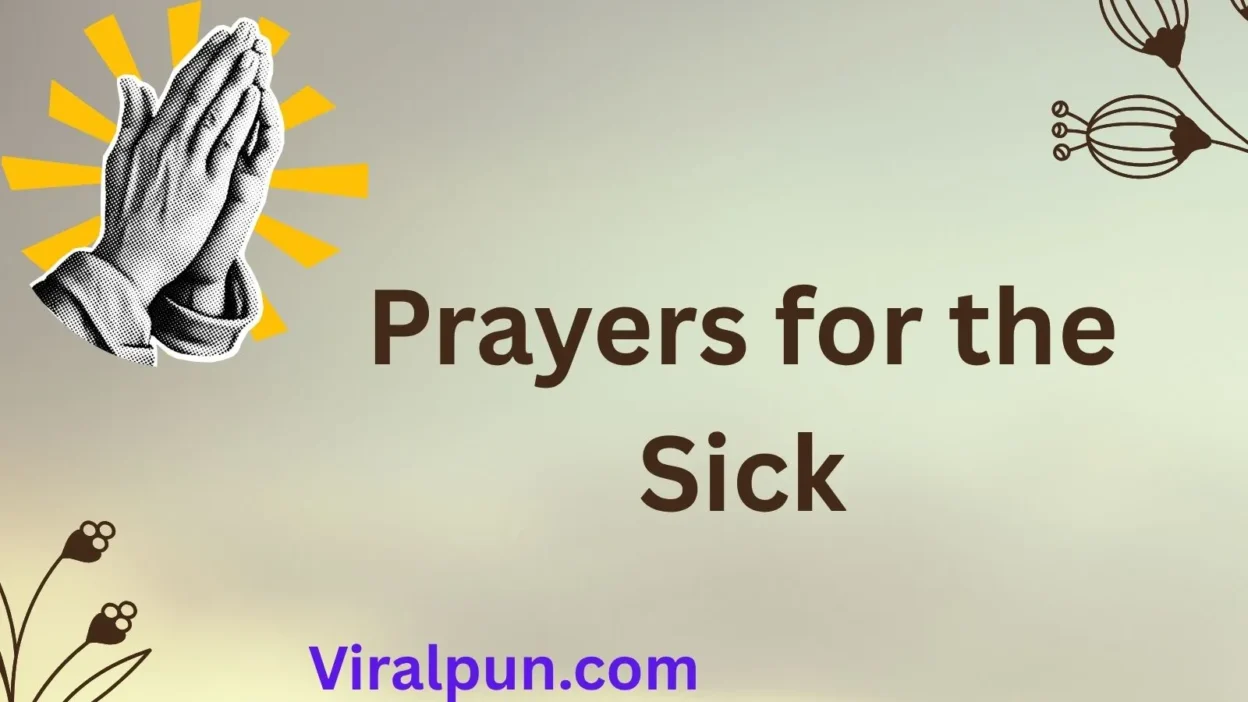 Prayers for the Sick