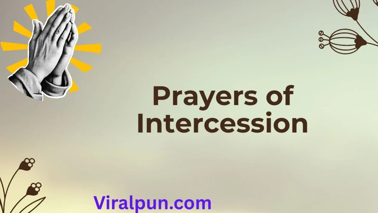 Prayers of Intercession