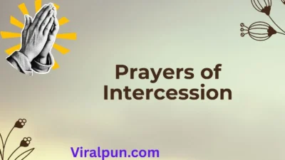 Prayers of Intercession