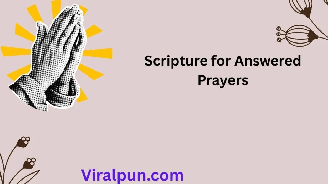 Scripture for answered prayers