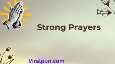 Strong Prayers