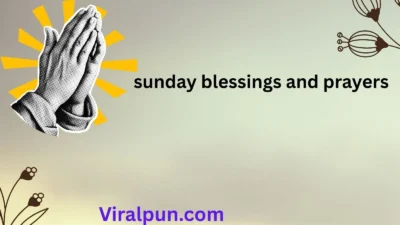 sunday blessings and prayers