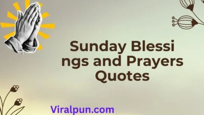 Sunday Blessings and Prayers Quotes