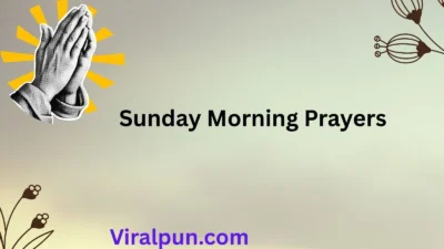 Sunday Morning Prayers