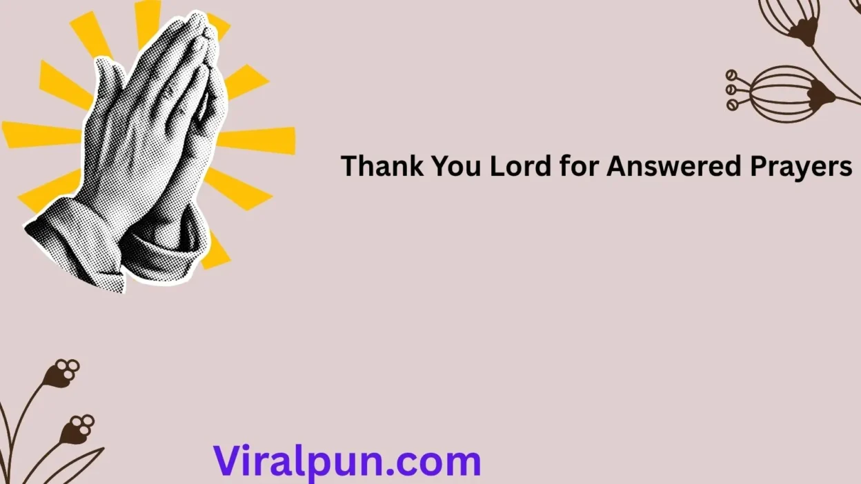 What to Say When Prayers Are Answered