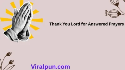 What to Say When Prayers Are Answered