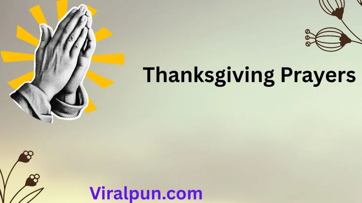 Thanksgiving Prayers