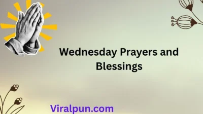 Wednesday Prayers and Blessings