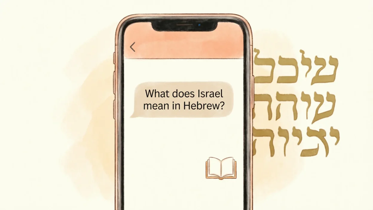 israel meaning in hebrew