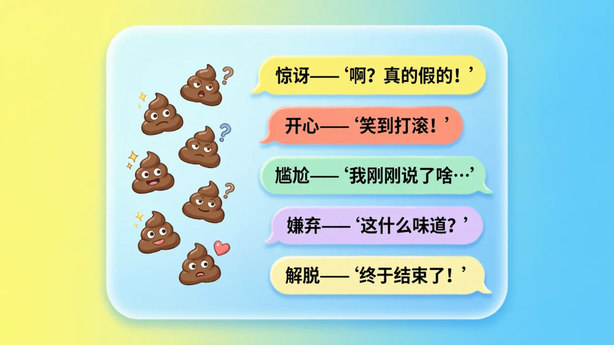 Types of poop and meaning